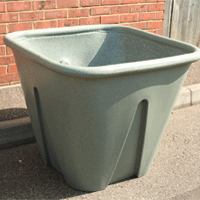 Ecosure Vegetable Planter In Granite Green 