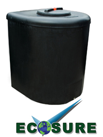 D Shape 1000 Litre Garden Water Storage Tank