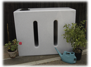 Ecosure Water Butt 1050 Litres VAR1 - White Mable