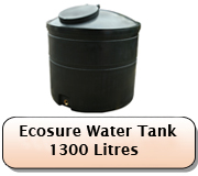 Rainwater Harvesting Tank 1300 Litres
