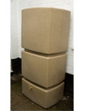 Ecosure Tall Water Butt 800 Litres Sandstone 