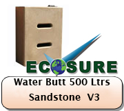 Water Butt Sandstone 500 Litres V3