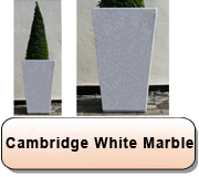 The Cambridge Planter In White Marble