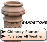 Sandstone Column Garden Planter 