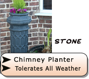 Stone Column Garden Planter