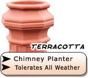 Column Garden Planter -Terracotta 