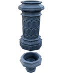 Stone Column Garden Planter