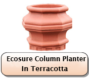 Terracotta Column Planter 