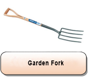 Carbon Steel Garden Fork with Ash Handle 