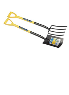 Carbon Steel Garden Fork and Spade Set