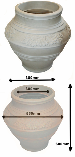 Light Stone Urn  Planter 