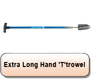 Extra Long Carbon Hand 'T'trowel 