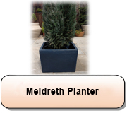 Meldreth Planter In Dark Green