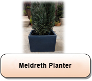 Meldreth Planter In Dark Green