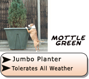 Ecosure Jumbo Planter in Mottle Marble  