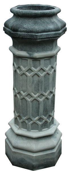 Charcoal Column Planters 