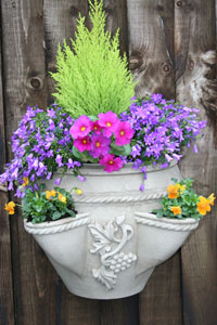 The Venetian Wall Planter In Limestone  