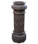 Speckle Millstone Column Garden Planter  