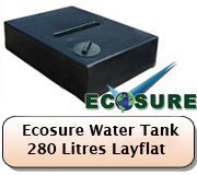 Rain Water Harvesting Tank Small 280 Litre Layflat
