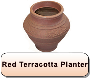 Red Terracotta Urn Planter 