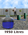 Ecosure Rainwater Harvesting Ecosub+ 1950 