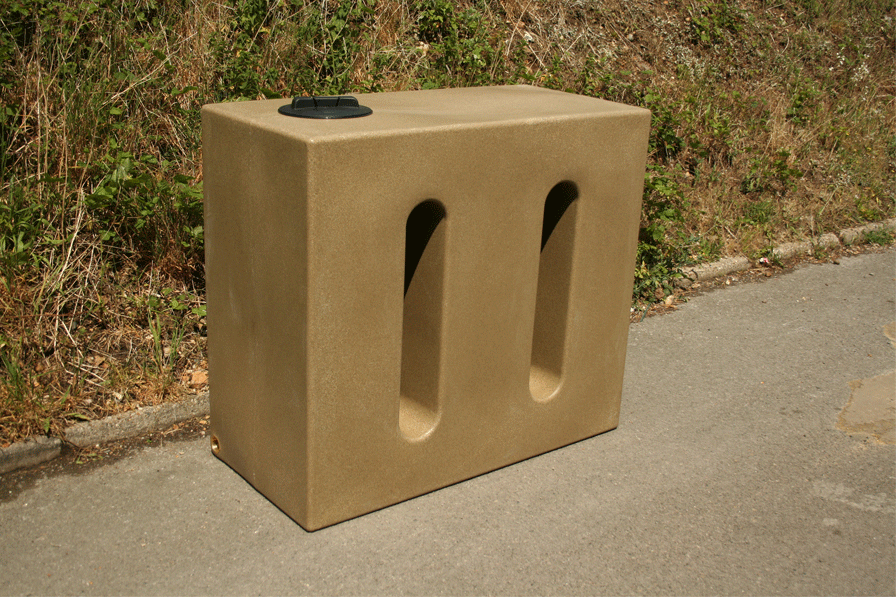 Ecosure Water Butt 750 Litres In Sandstone 