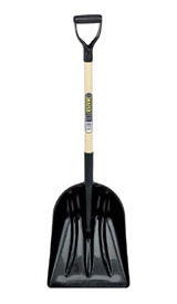 Rubble and Debris/Multi-Purpose Abs Shovel with Hardwood Shaft 