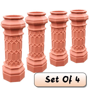 Chimney Planters In Terracotta