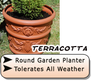 Terracotta Round Garden Planter 