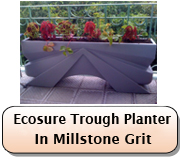 Ecosure Trough Planter In Millstone Grit