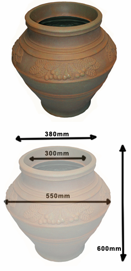 Ironstone Urn Planter 