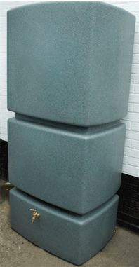 Eco Pillar Water Butt In Millstone Grit 800 litres
