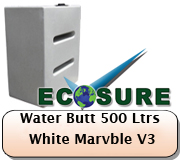 Water Butt White Marble 500 Litres V3