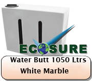 Ecosure Water Butt 1050 Litres VAR1 -White Mable  