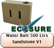 Water Butt 500 Litres In Sandstone V1