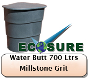 Water Butt 700 Litres- Millstone Grit