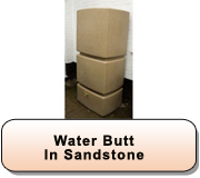 Ecosure Tall Water Butt In Sandstone 