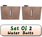 Water Butts X 2 Sandstone 280 Litres