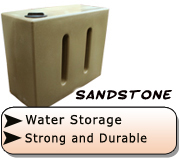 Ecosure Water Tank 1050 Litres VAR1 - Sandstone