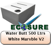 Water Butt White Marble 500 Litres V2