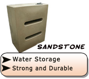 Ecosure Water Tank 1050 Litres Sandstone V3 