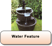 Garden Water Feature Double Barrel