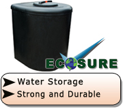 D Shape Garden Water Storage Tank 1000 Up 