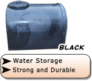 D Shape 1000 Garden Water Storage Tank Flat