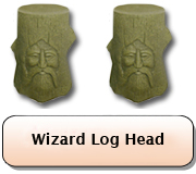 Wizard Log Head x 2 Bridget
