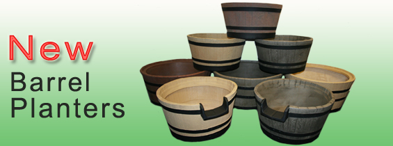 Barrel Planters 